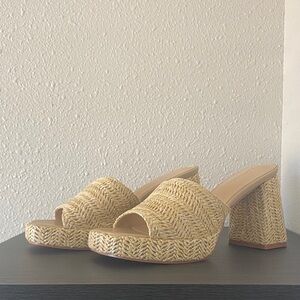 Woven Platform Heels